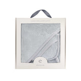 Hooded Towel & Washcloth - Misty Blue - HoneyBug 
