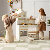 Tiny Land® Serenity Play Kitchen - Cream - HoneyBug 