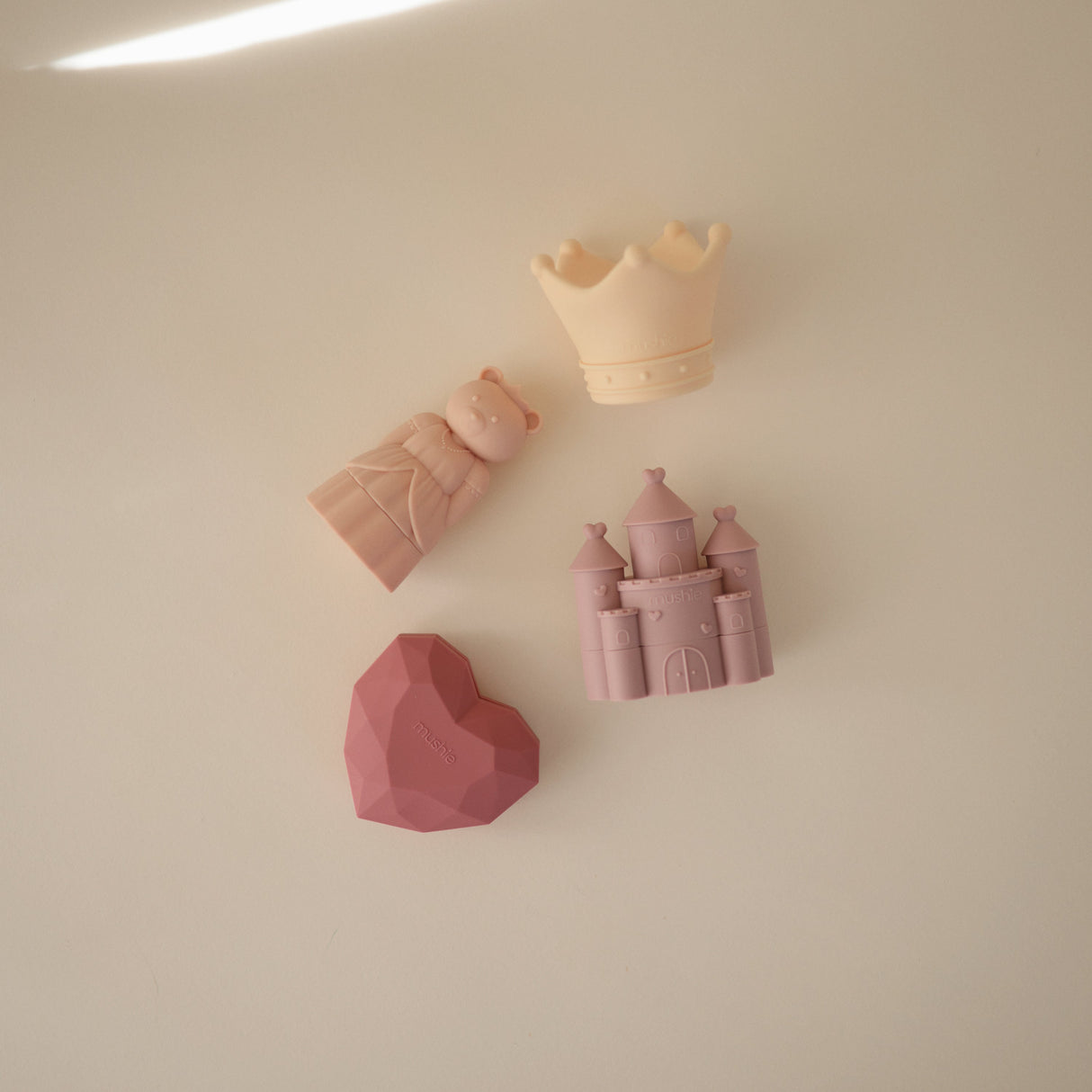 Princess Mold Free Bath Play Set - 4 Pack - HoneyBug 