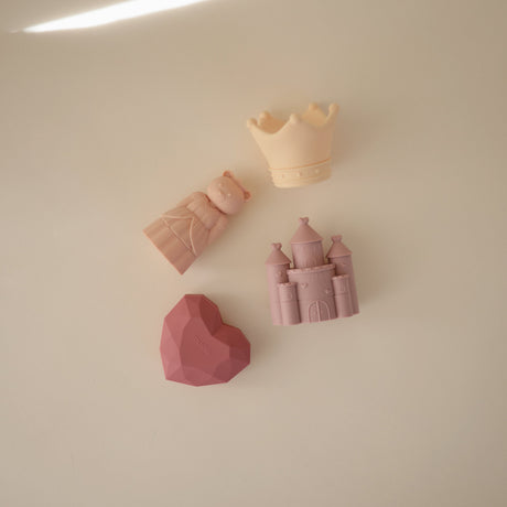 Princess Mold Free Bath Play Set - 4 Pack - HoneyBug 
