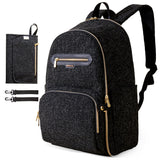 Convertible Tweed Diaper Backpack