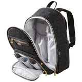 Convertible Tweed Diaper Backpack