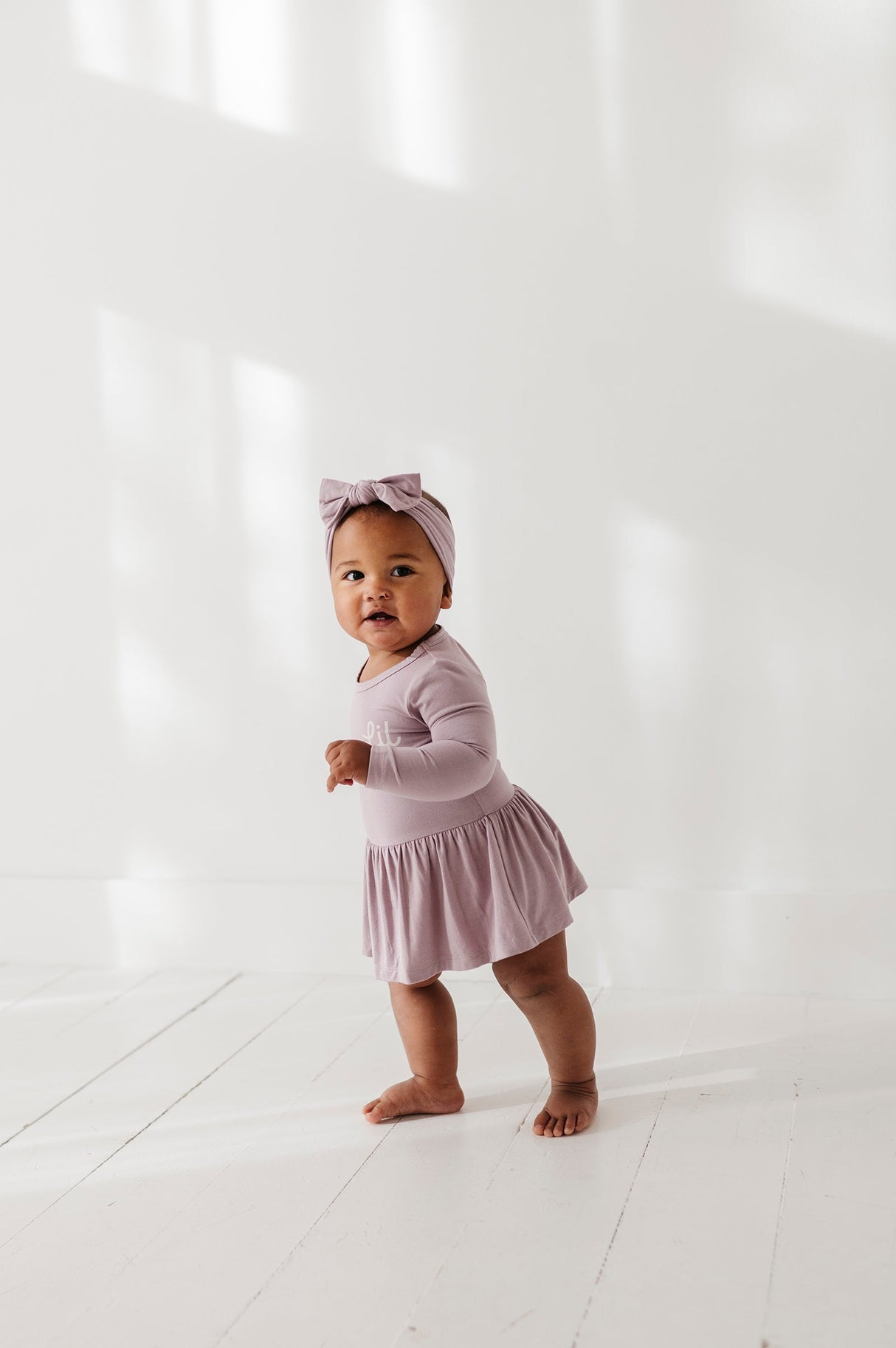 Girl's Bodysuit Dress Set - HoneyBug 