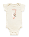 Goose Monthly Milestone Organic Baby Bodysuit