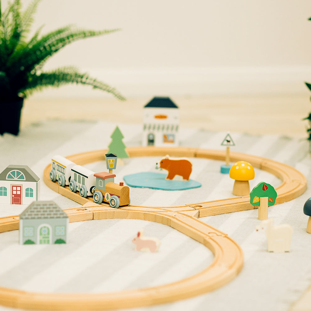 FSC® Certified Train Set (Woodland Animal) - HoneyBug 