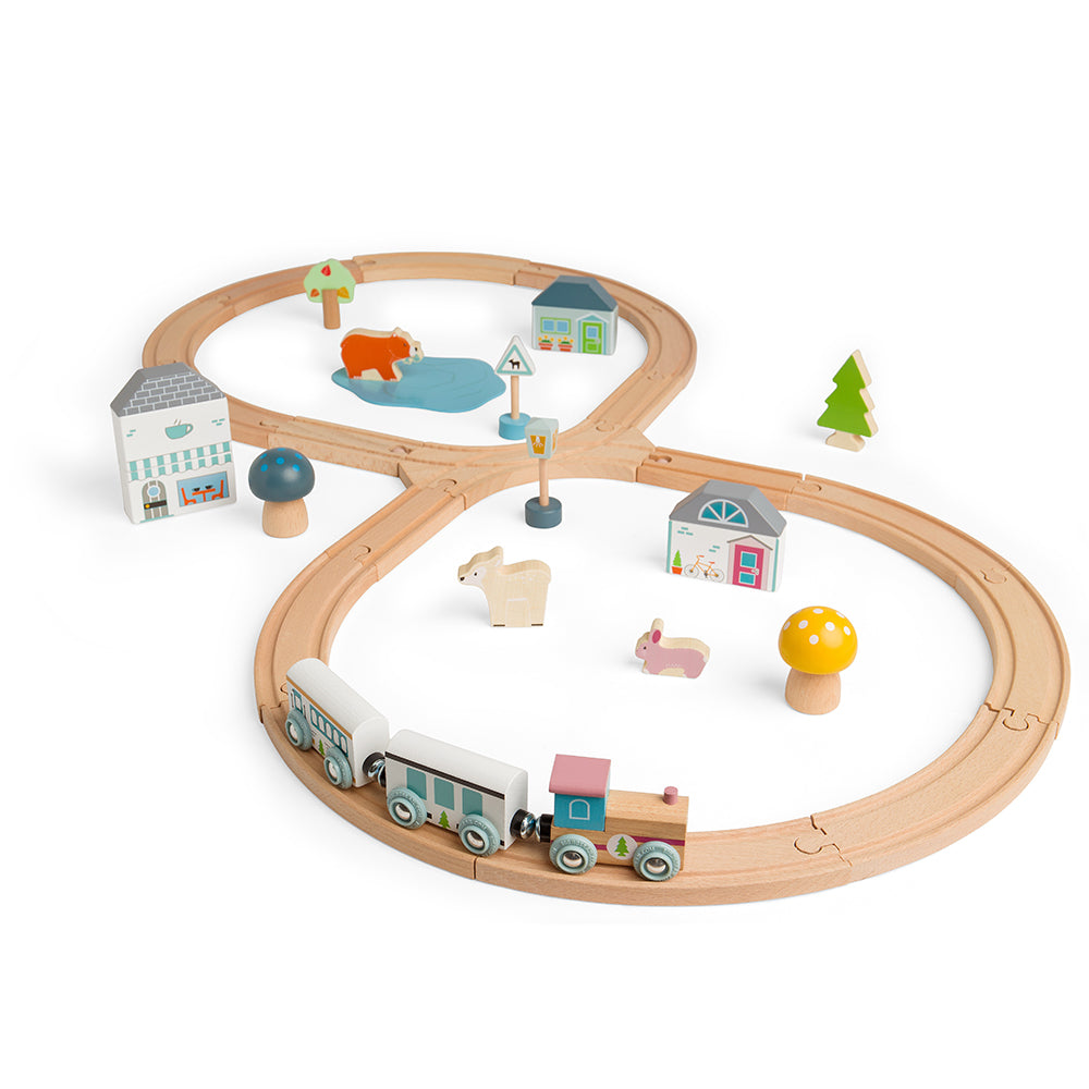 FSC® Certified Train Set (Woodland Animal) - HoneyBug 