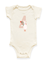 Goose Monthly Milestone Organic Baby Bodysuit