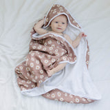 Daisy Dream Muslin Hooded Towel - HoneyBug 