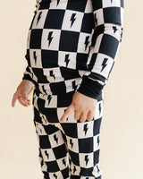 Bamboo Two Piece Set | Checks & Bolts - HoneyBug 