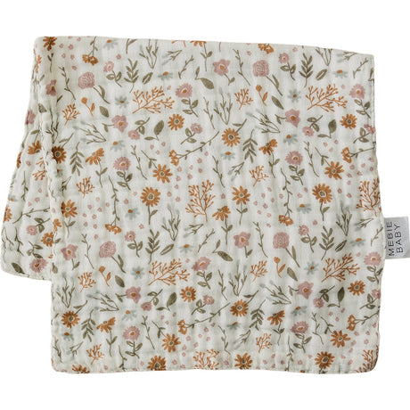 Meadow Floral Muslin Burp Cloth - HoneyBug 