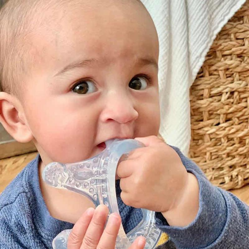 Haakaa Silicone Crown Teether - Amber - HoneyBug 