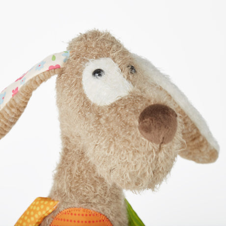 Patchwork Dog Plush Toy - HoneyBug 