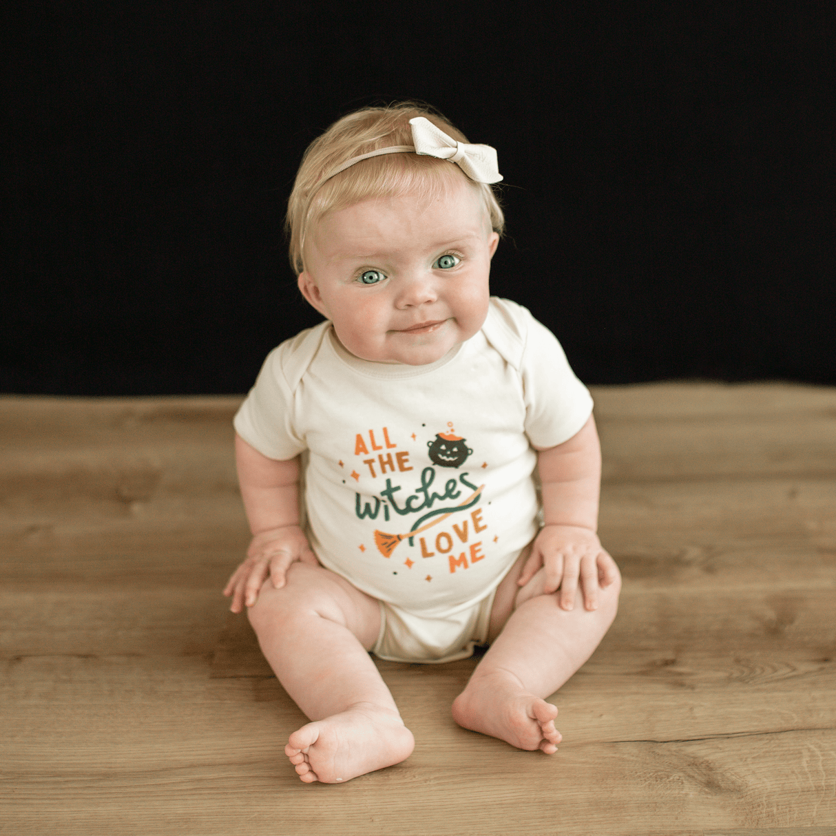 graphic bodysuit | witches love me - HoneyBug 