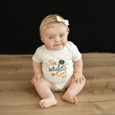 graphic bodysuit | witches love me - HoneyBug 