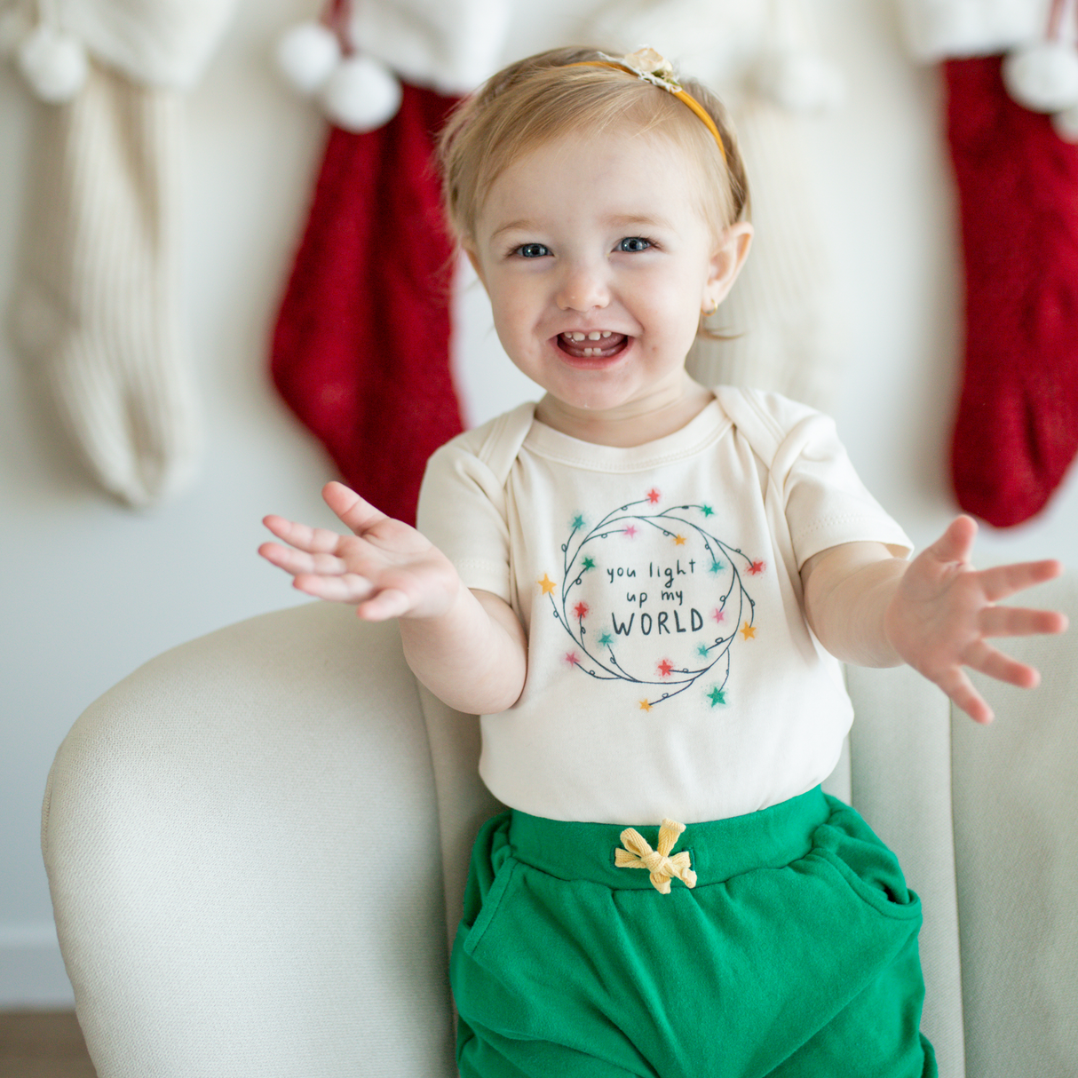 graphic bodysuit | light up my world - HoneyBug 