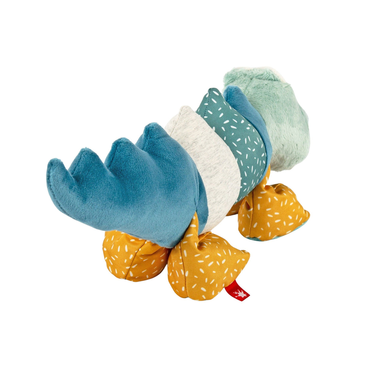 Patchwork Crocodile Plush Toy - HoneyBug 