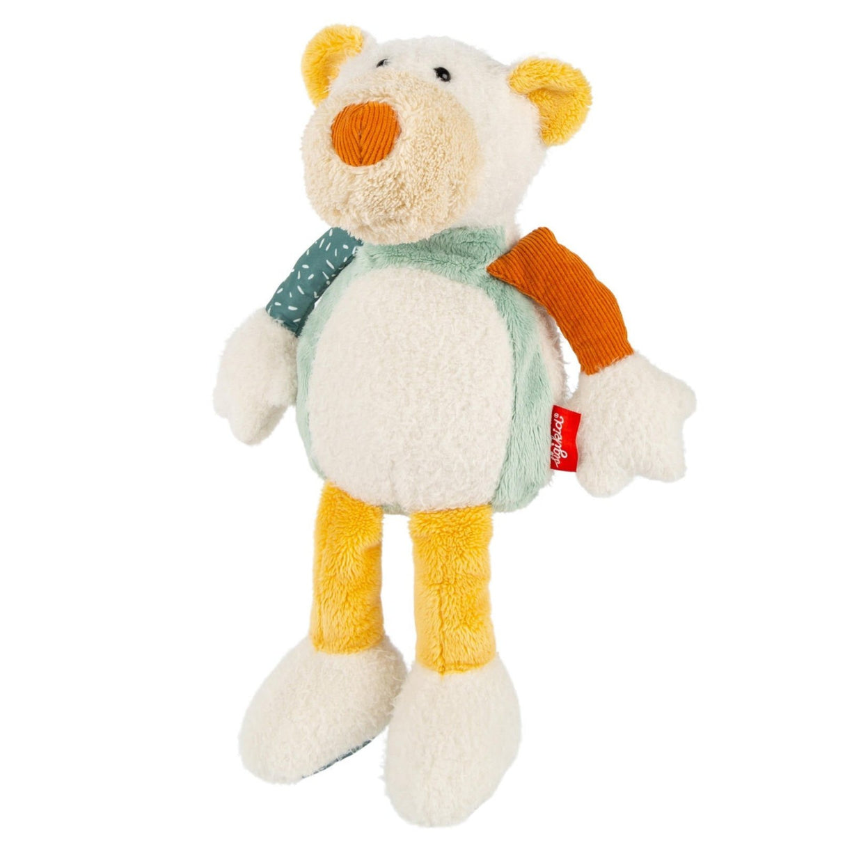 Patchwork Polar Bear Plush Toy - HoneyBug 