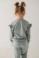 Ruffle Sweatshirt - HoneyBug 