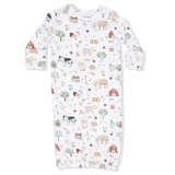 Cute Farm Animals Uni - Lap Shoulder Gown