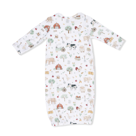 Cute Farm Animals Uni - Lap Shoulder Gown