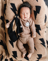 Lightning Bolt Plush Lovey | Mocha - HoneyBug 