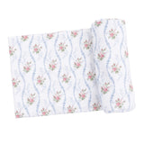 Heirloom Rose Stripe - Swaddle Blanket