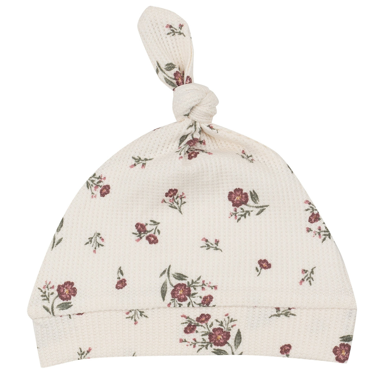 Knotted Hat - Misty Rose Floral - HoneyBug 