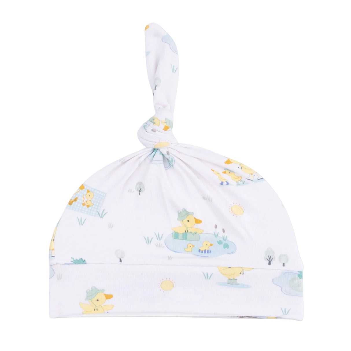 Frog and Duck Pond - Knotted Hat