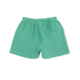 Solid Muslin Ming Green - Casual Short