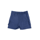Soccer Balls Playing Soccer  Blue - Crew Neck Tee with Cargo Short