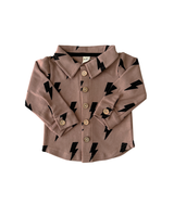 Shacket | Mocha Bolts - HoneyBug 