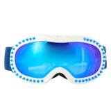 Icicle in White Kids' Ski Goggles - HoneyBug 