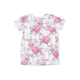 Cabbage Rose Stripe - Loungewear Short Set