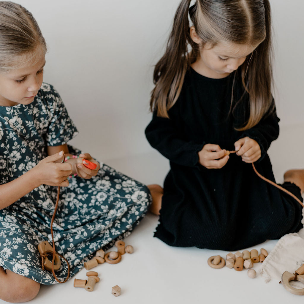 DIY Lacing Kit /Wood and Leather Lacing Kit