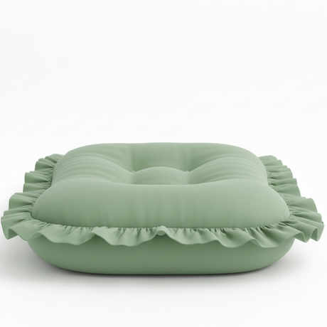 Green Ruffle Baby Lounger Cover