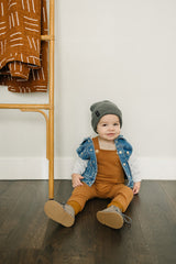 Mebie Baby Hooded Jean Jacket - HoneyBug 