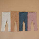 Dusty Rose Organic Leggings - HoneyBug 