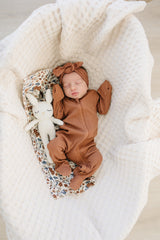Harvest Floral Muslin Burp Cloth - HoneyBug 