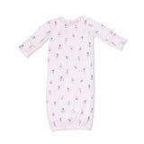 Petite Ballet - Kimono Gown & Ruffle Knotted Hat