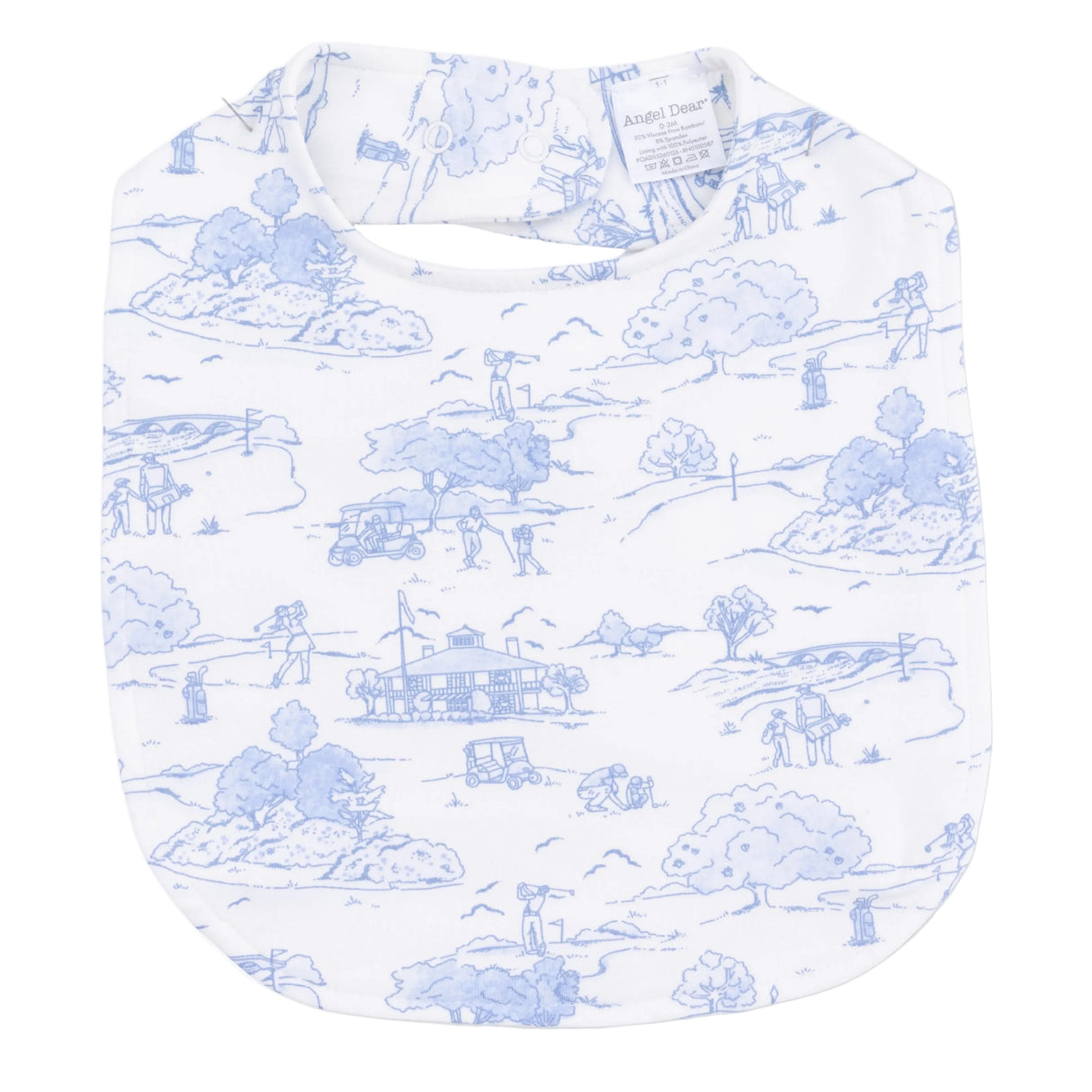 Golf Toile - Feeding Bib