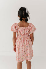 Peasant Bubble Sleeve Dress