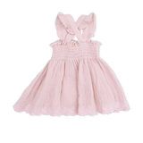 Solid Muslin Lotus - Smocked Top with Bloomer