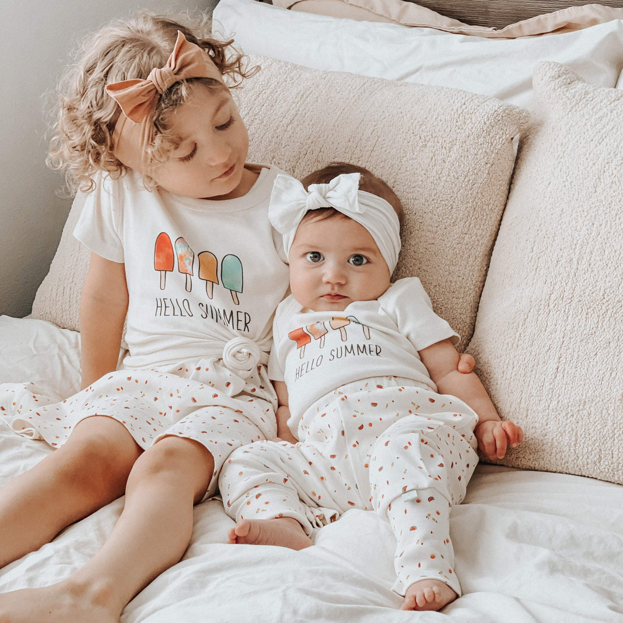 graphic bodysuit | hello summer - HoneyBug 