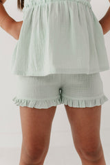 Ruffle Gauze Shorts