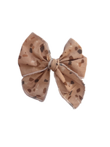 Sailor Bow Baby Girl Nylon Headband Bow Clips