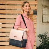 Boxy Backpack - Indigo Blush - HoneyBug 