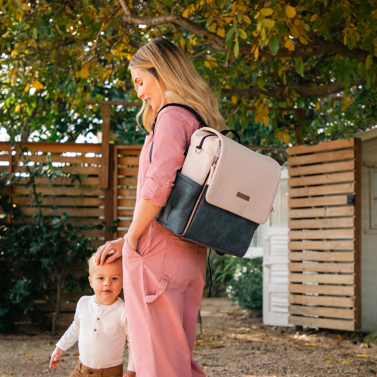 Boxy Backpack - Indigo Blush - HoneyBug 
