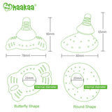 Haakaa Silicone Breastfeeding Nipple Shield, Round Shape 1 pk - HoneyBug 