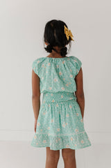 Smocked Eyelet Skirt