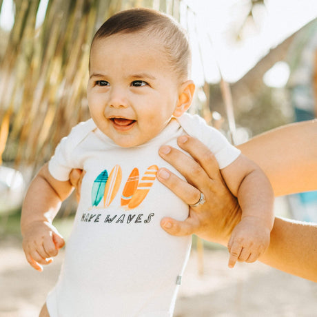 graphic bodysuit | make waves - HoneyBug 